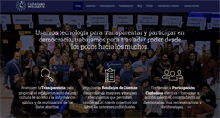 Desktop Screenshot of ciudadanointeligente.org